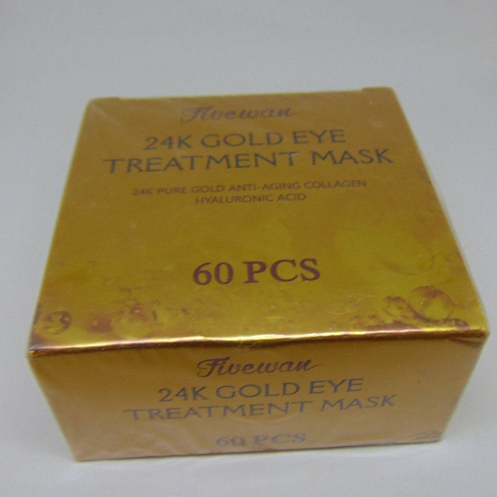 FIVEWAN 24K GOLD Eye Treatment Mask  60 pcs NIB